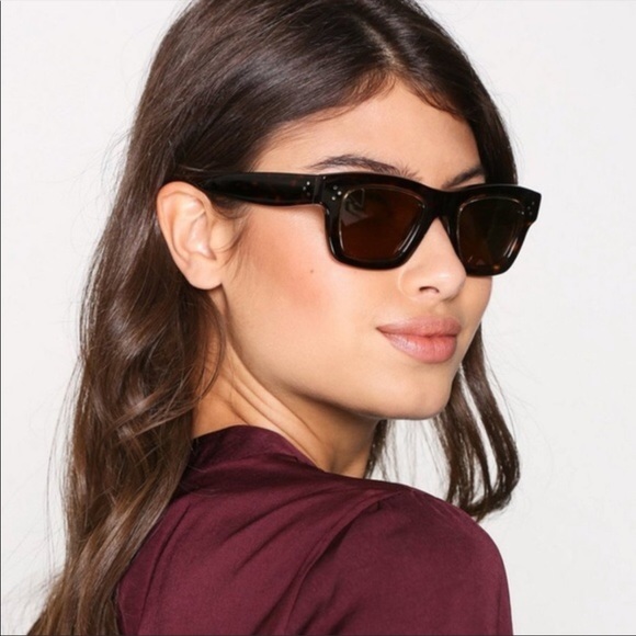 CELINE CL 41396/S GABY SQUARE SUNGLASSES HAVANA - Picture 3 of 8